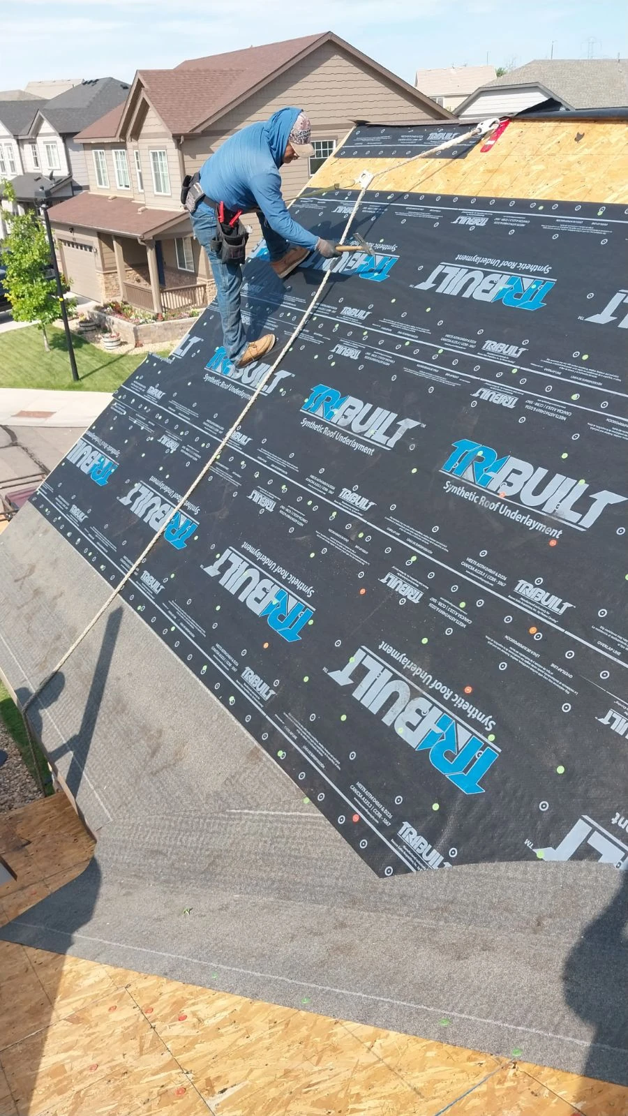 Roofer Near Me Denver roof underlayment installation in Denver